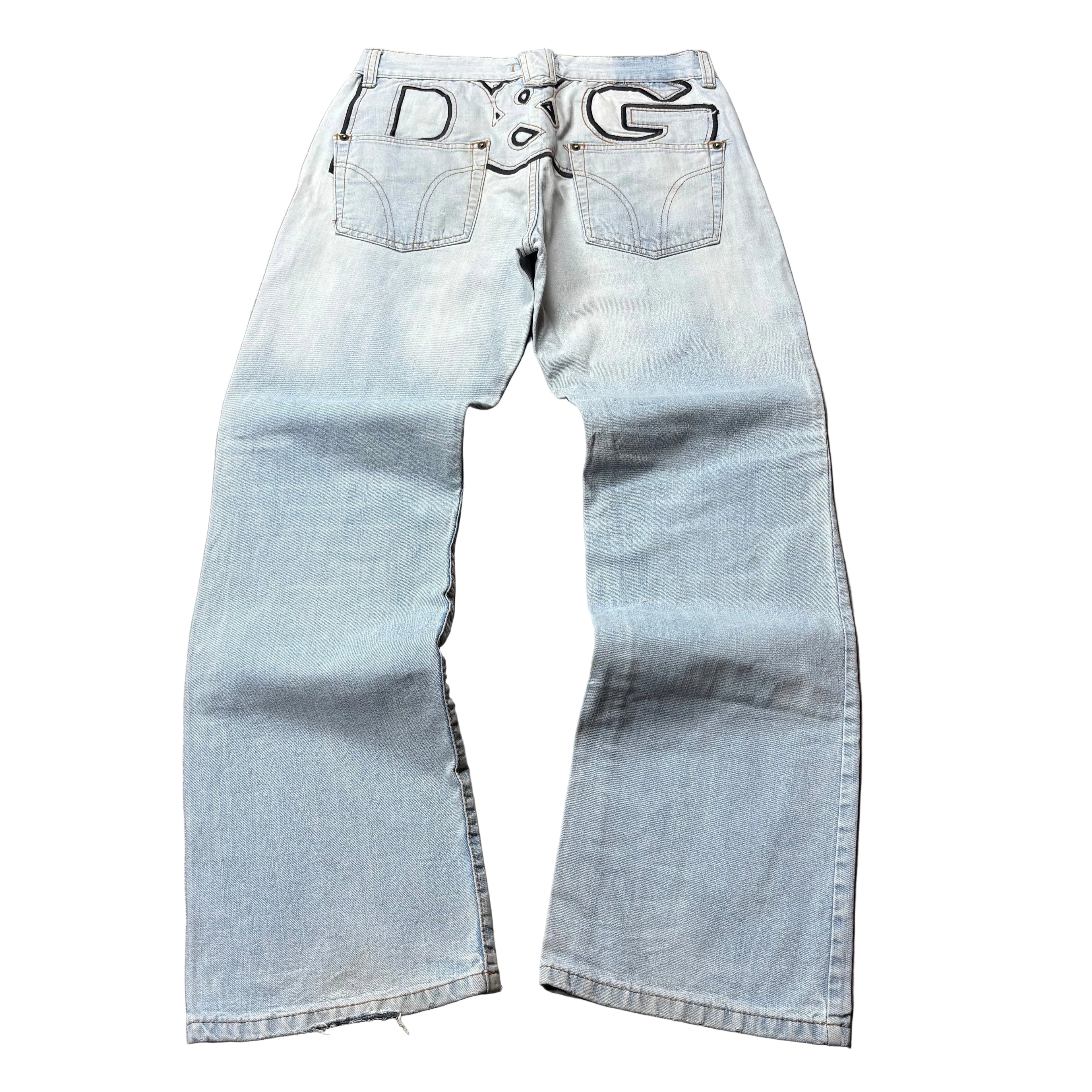 Dolce & Gabbana Big Print Jeans (32)