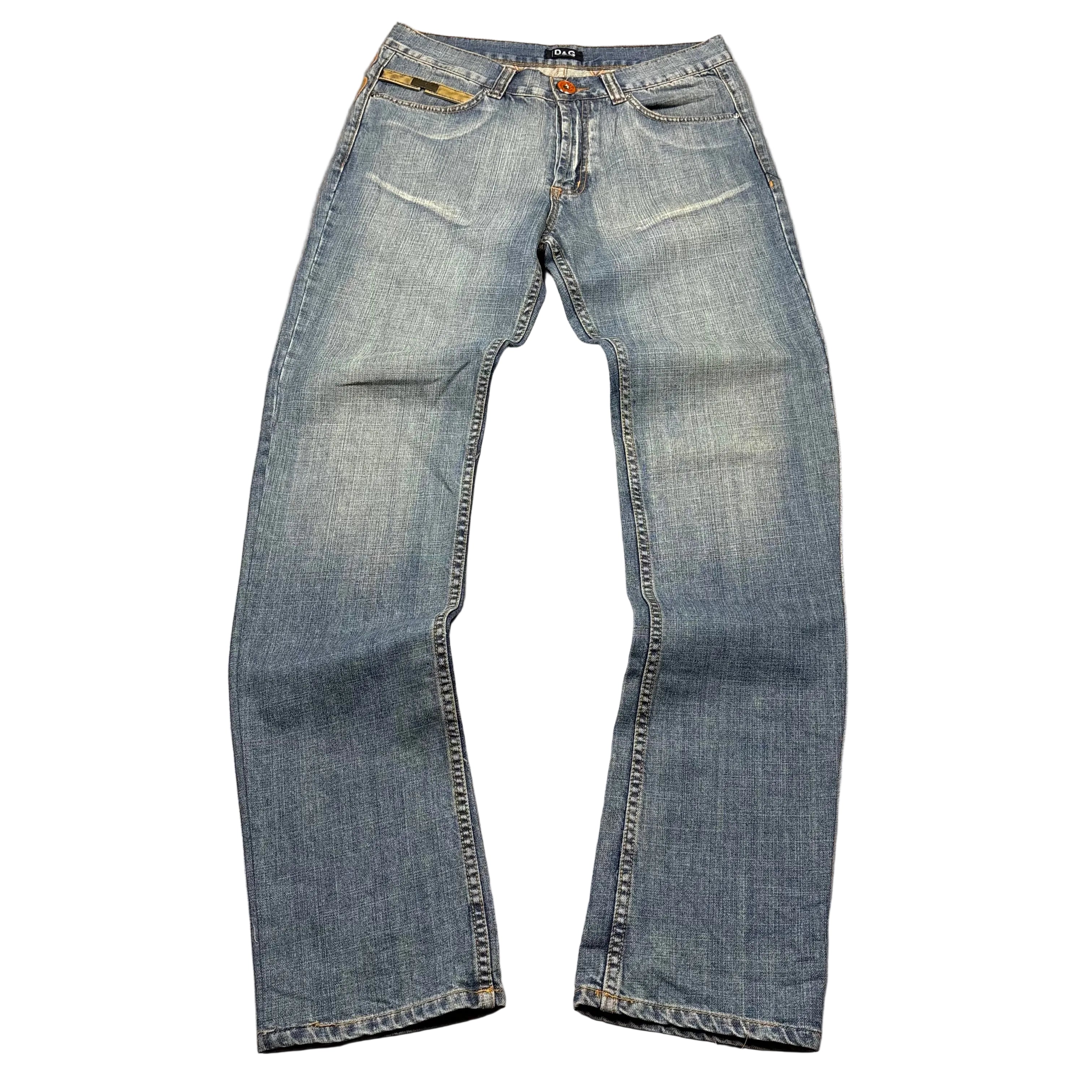 Dolce & Gabbana Big Print Jeans (34)