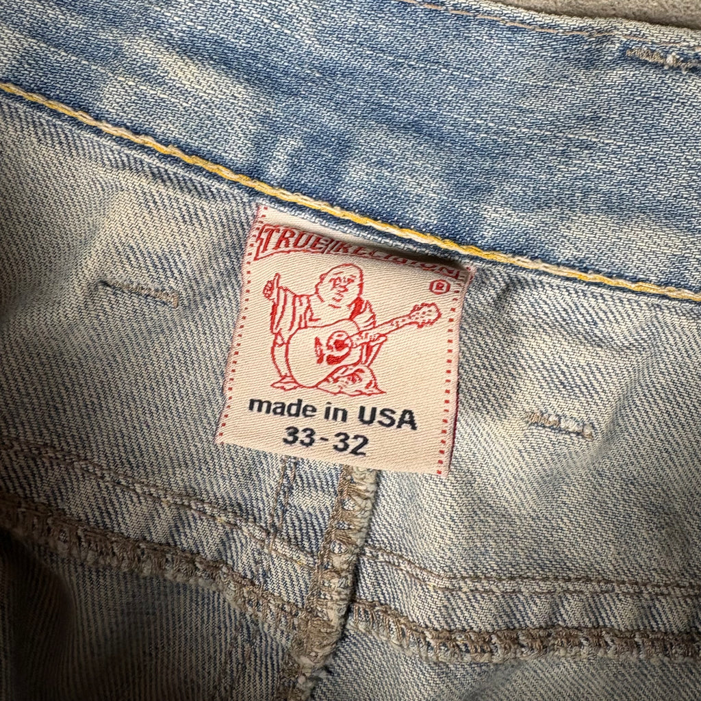 True Religion Straight Fit Jeans (33-32)