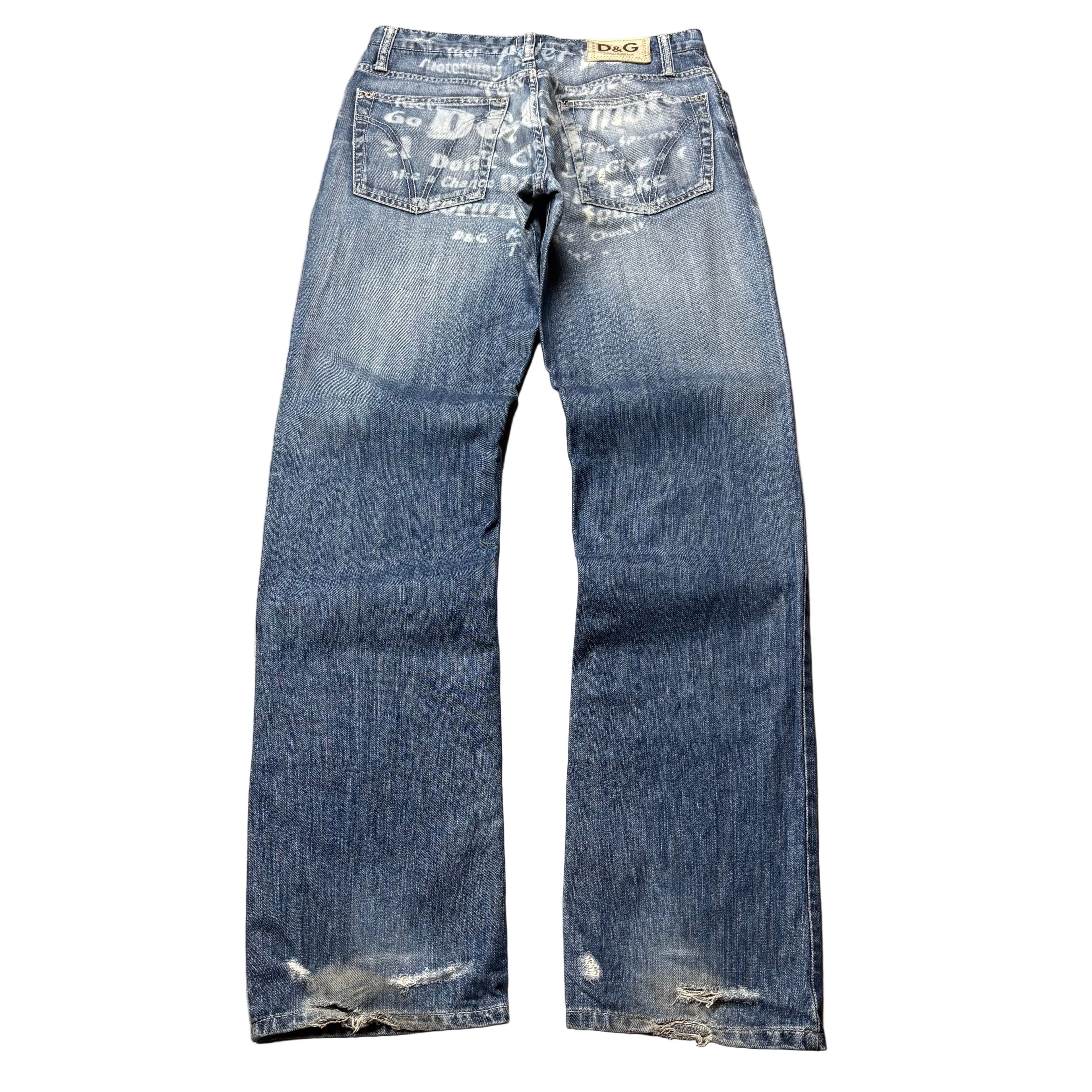 Dolce & Gabbana Printed Straight Jeans (33)