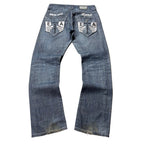 Armani Big Print Straight Jeans (31)
