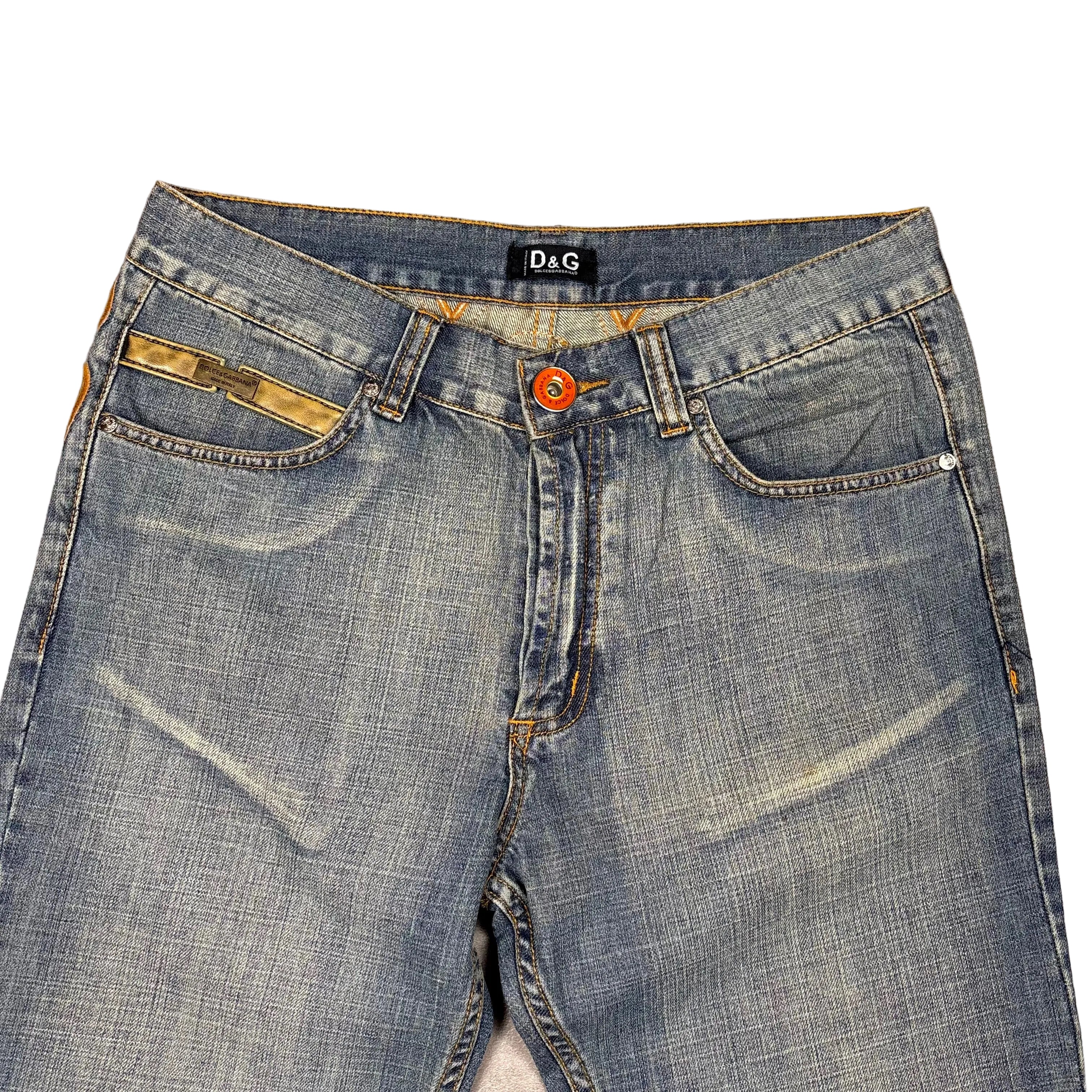 Dolce & Gabbana Big Print Jeans (34)