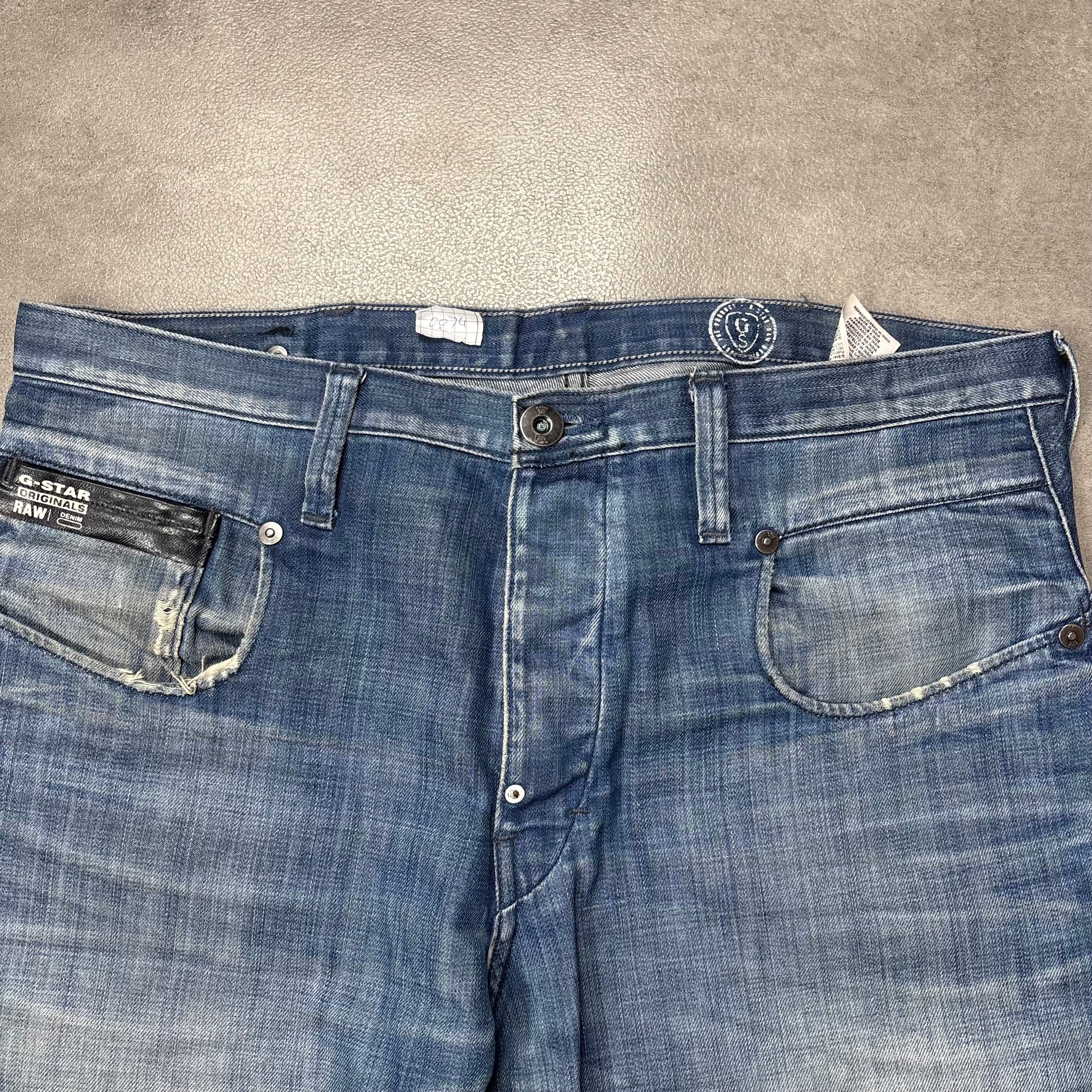 G-Star Printed Straight Jeans (34)