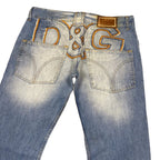 Dolce & Gabbana Big Print Jeans (31)