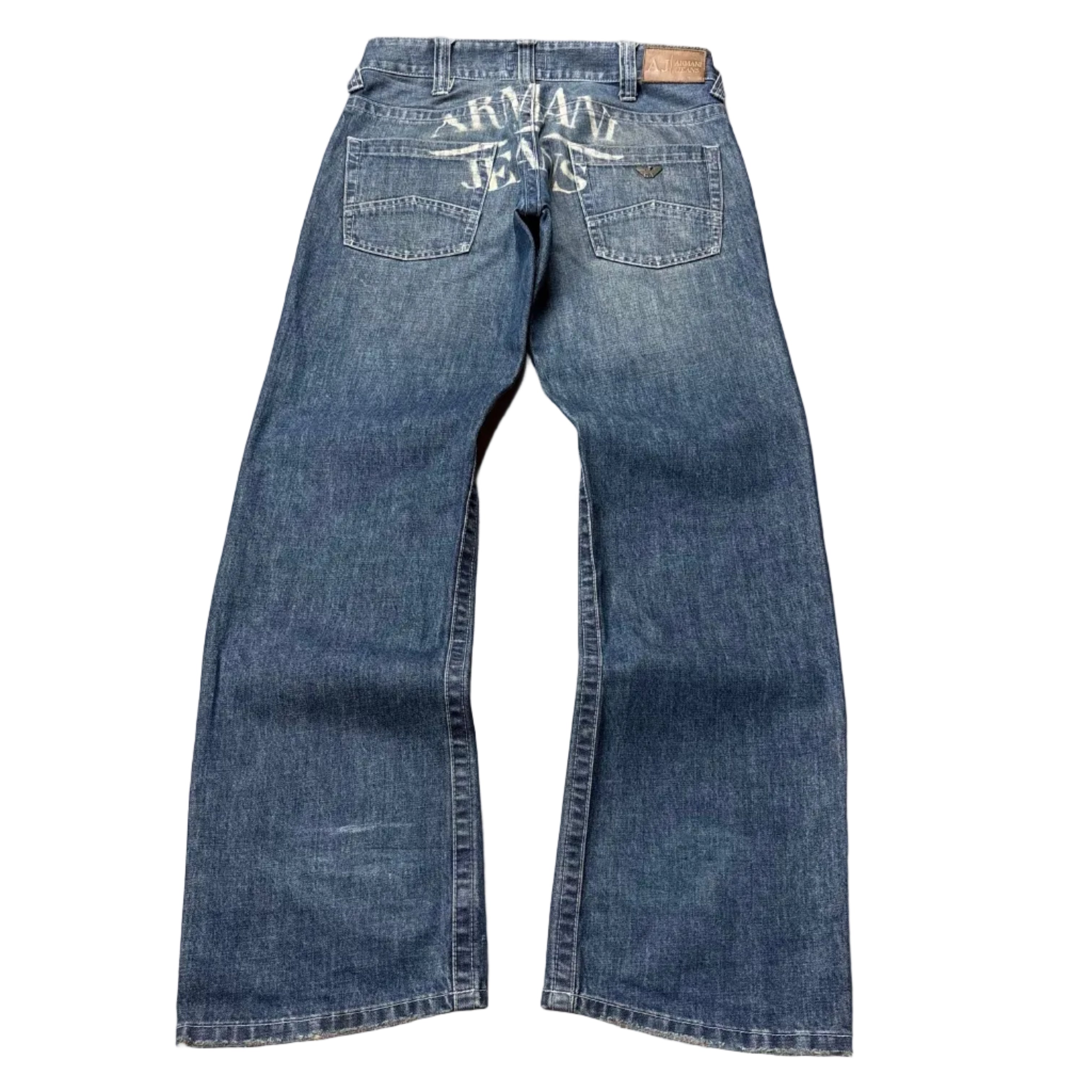 Armani Printed Straight Jeans (32)