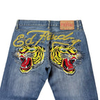 Ed Hardy Rare Tiger Straight/Slim Jeans (34)