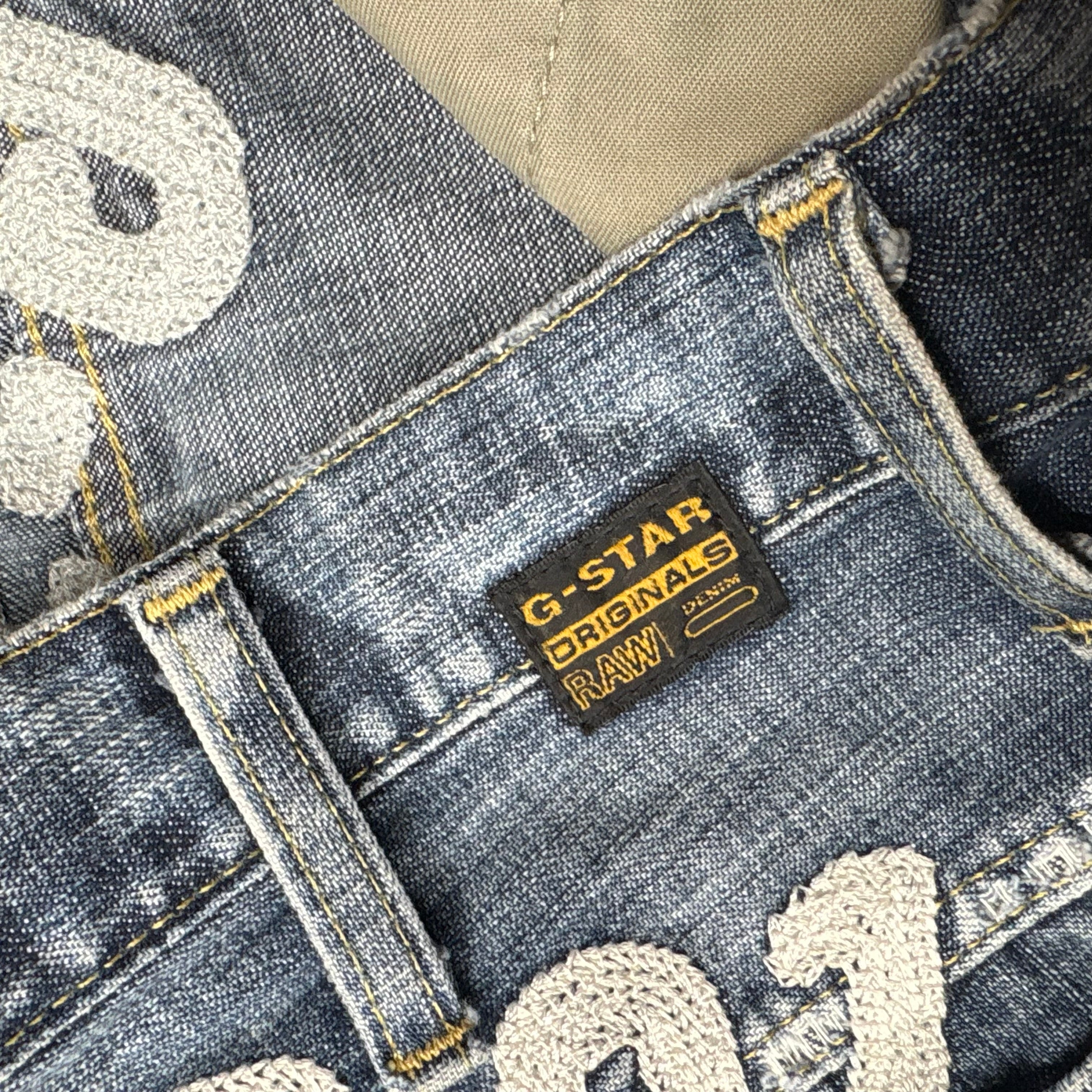 G-Star Big Print Straight Jeans (W32/L36)