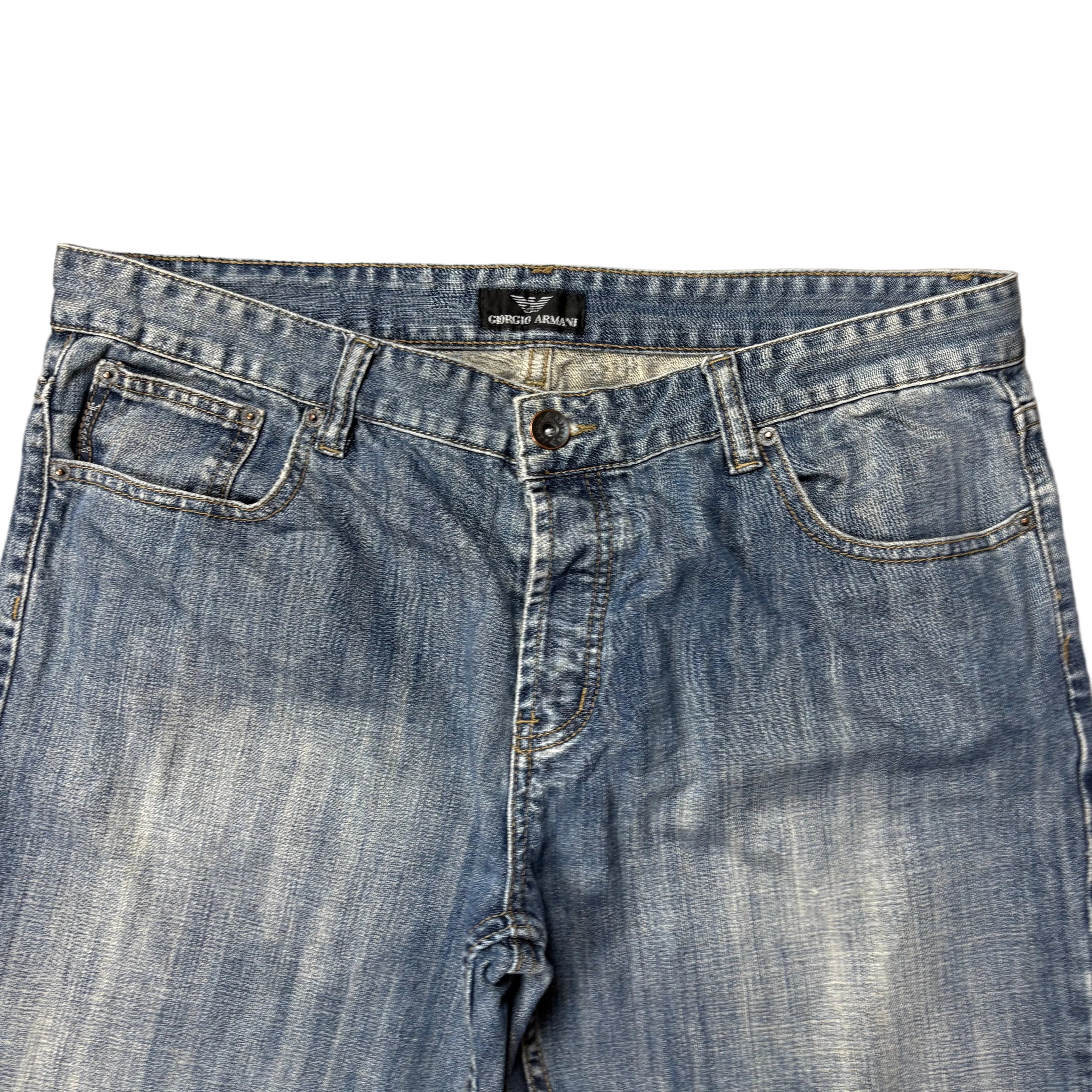 Armani Backprint Straight Jeans (38)