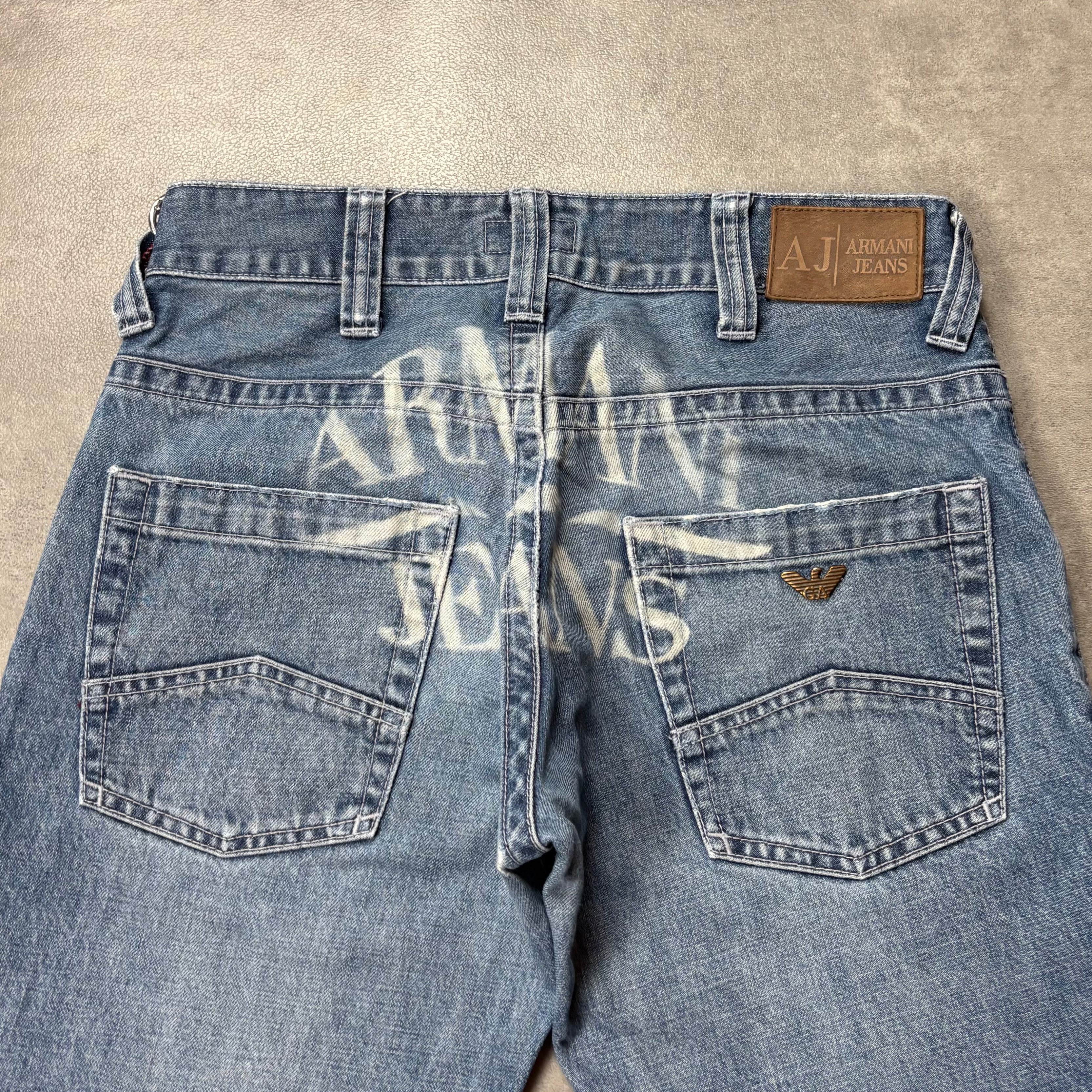 Armani Printed Straight Jeans (31)