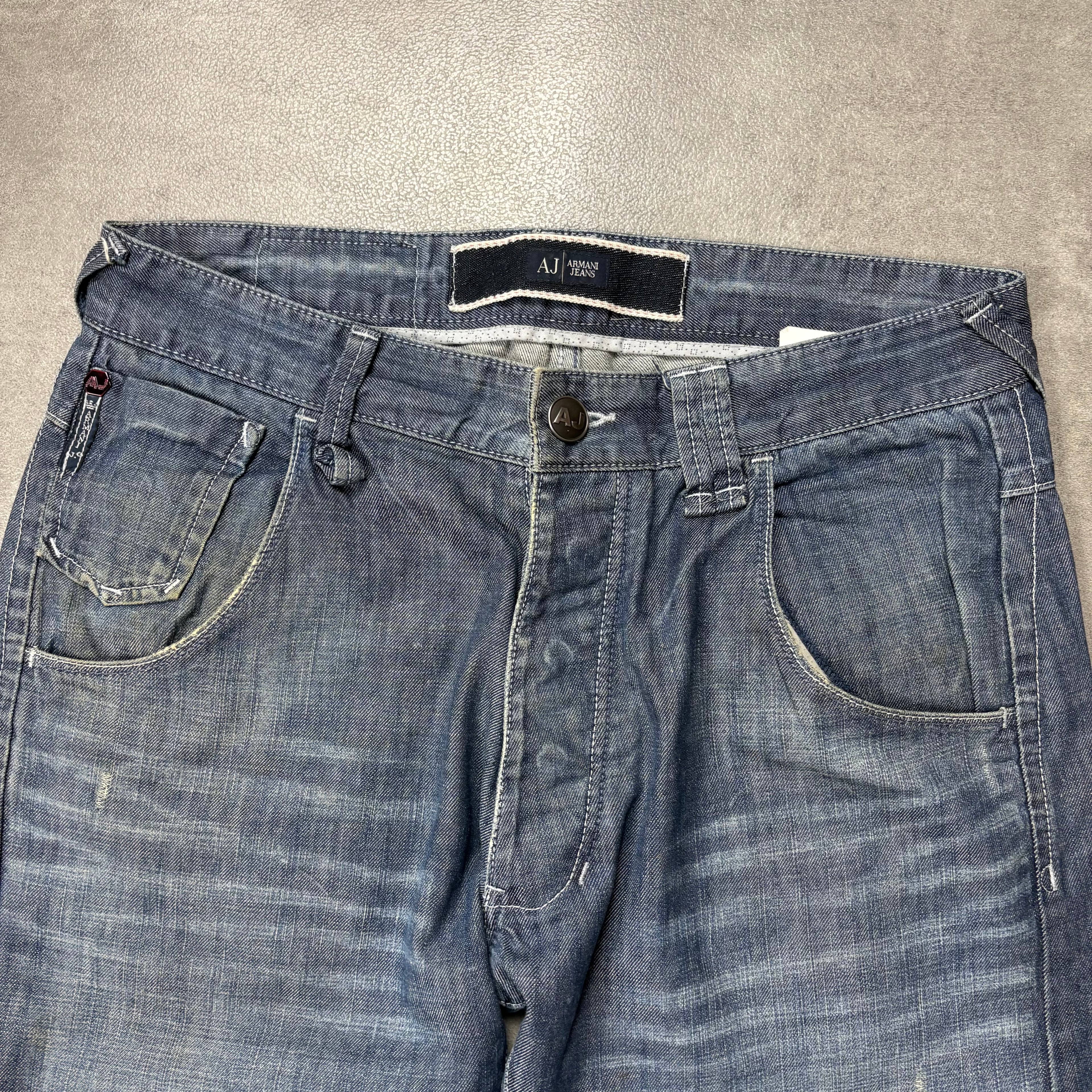Armani Big Print Straight Jeans (31)