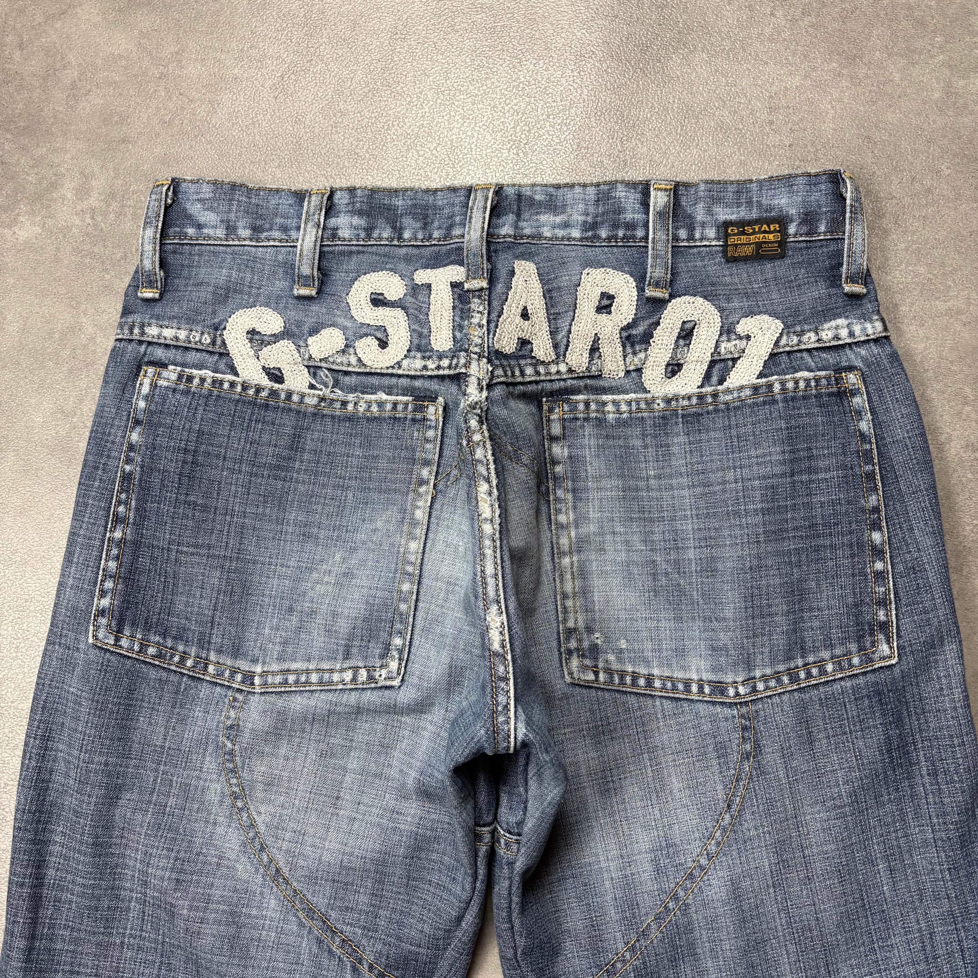 G-Star Big Print Straight Jeans (W32/L36)